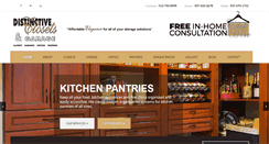 Desktop Screenshot of distinctiveclosets.net